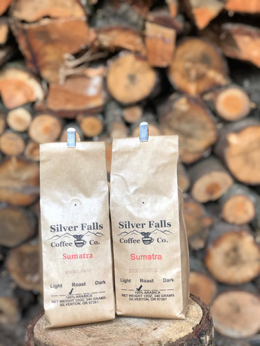 Silver Falls Coffee Co. Sumatra - whole bean or ground